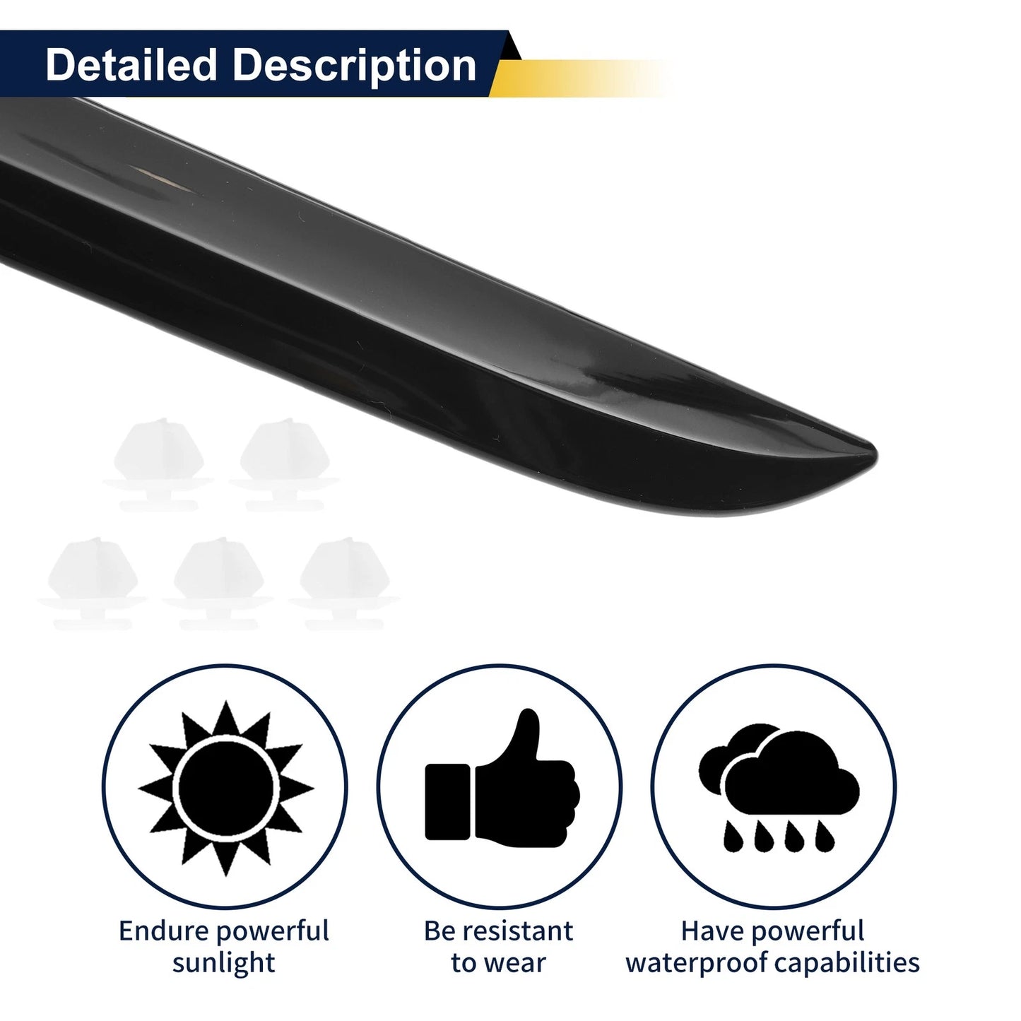 Door Garnish Trim No.51137397869 for BMW 7 Series (2016–2022)