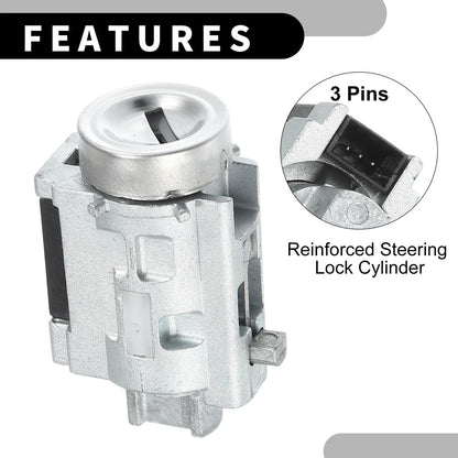 Ignition Lock Cylinder for Chevrolet Impala, Malibu, Monte Carlo (2000-2005)
