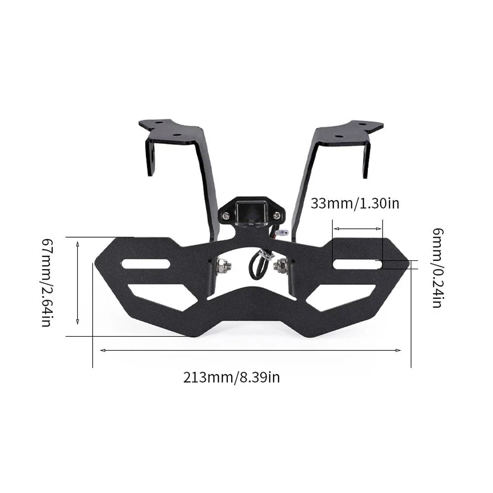 Tail Tidy Plate Holder Fender Eliminator for CF-MOTO 450MT 800MT-X (2023–2024)