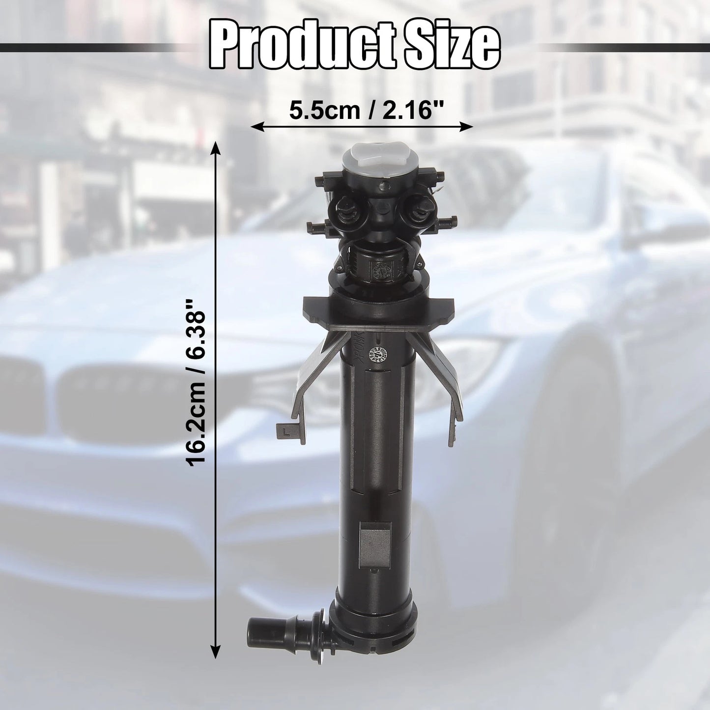 Front Left Headlight Washer Nozzle Jet 5G0955965 for Volkswagen Golf (2015–2021)