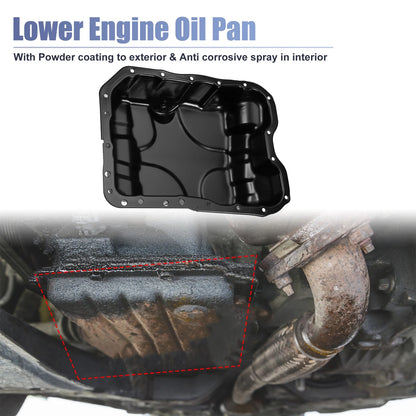 Engine Oil Pan No. 5047566AA for Dodge Dart (2012–2014), Jeep Cherokee (2014)