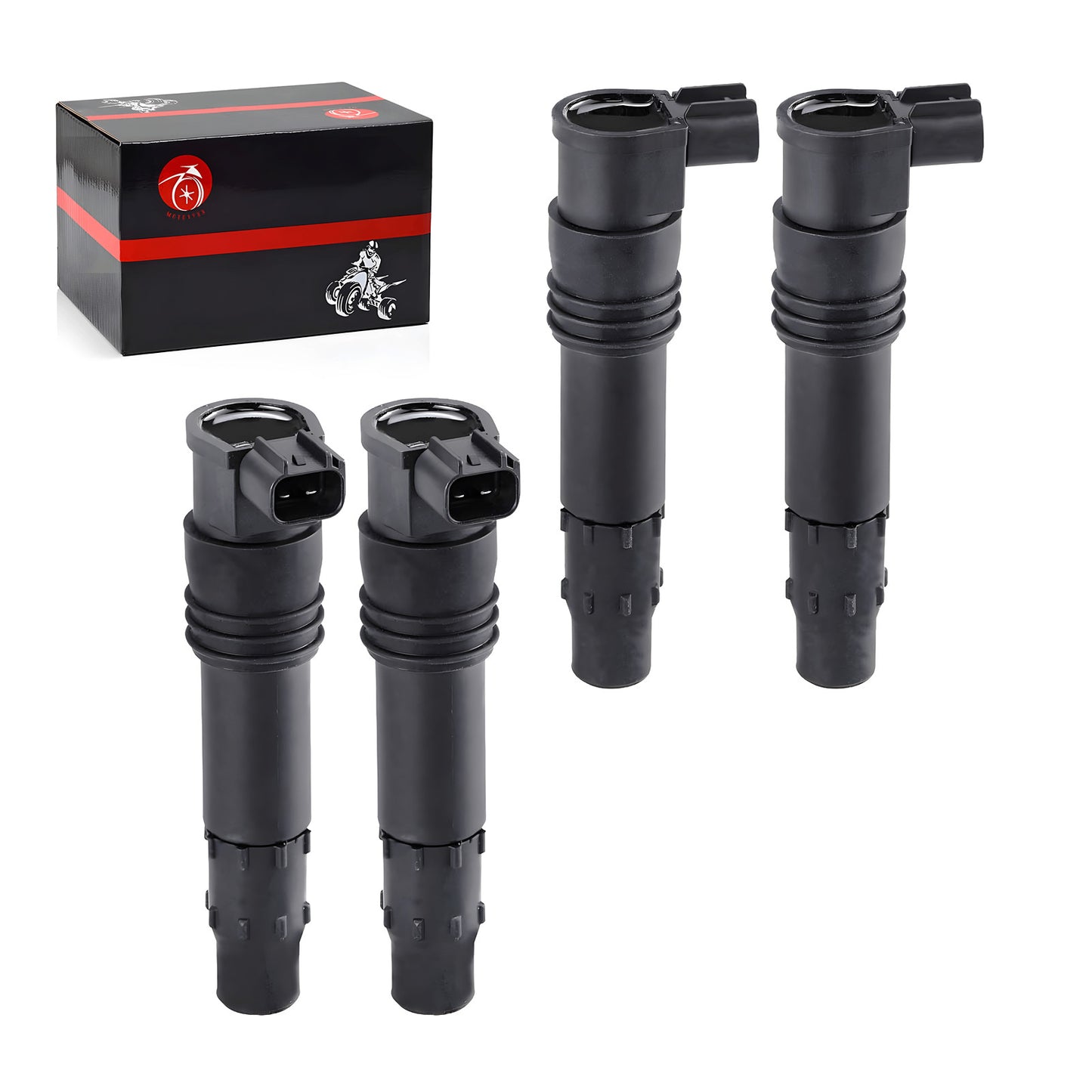 Set of 4 Ignition Coils for Suzuki Katana GSX650F Bandit GSF1250 Burgman AN650
