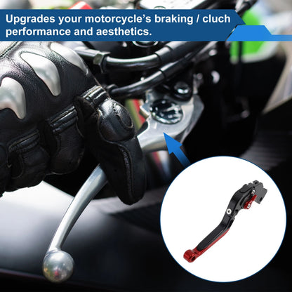 Brake Clutch Levers for KTM Duke 390 RC390 (2013–2023) Black Red End 1 Pair