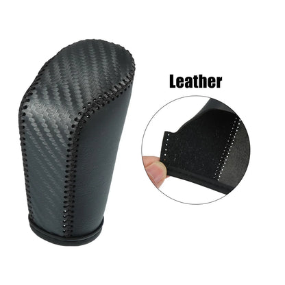 Gear Shift Knob Cover for Honda Accord (2018-2023) - Carbon Fiber Pattern Black