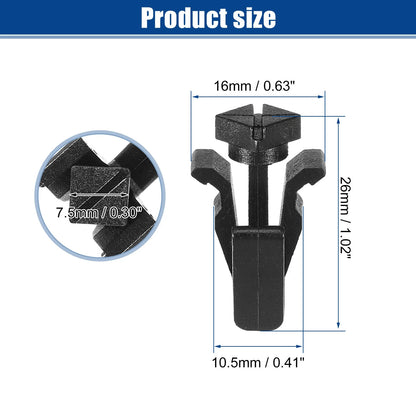 10pcs Grille Clip Bumper Cover Fasteners for Infiniti FX35 (2003–2008) No.768820M060