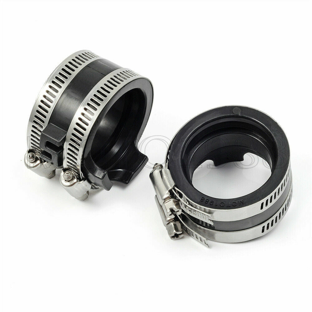 Set of 2 Carburetor Insulator Rubber Intake Boots for Honda Shadow VT1100 (1995–2007)