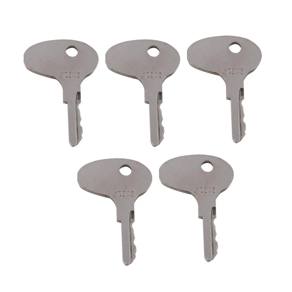 Set of 5 Ignition Keys for Mitsubishi BD2 Dozers (#12343, 912-0514920, 123243)