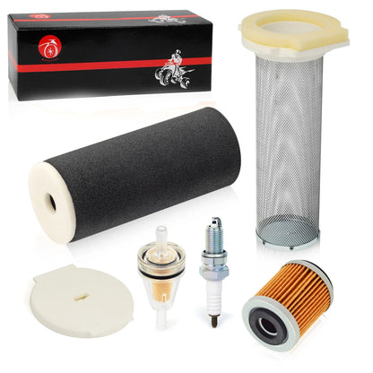 Air Filter with Guide End Cap for Yamaha Warrior Wolverine YFM350 (1995–2004)