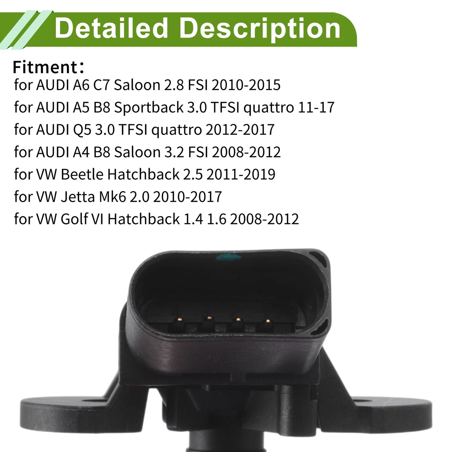 MAP Sensor No.04E906051E for VW Jetta Mk6 2.0 (2010–2017)