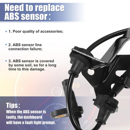 4 x ABS Sensors for Honda Accord (2008-2012) Front & Rear Left Right