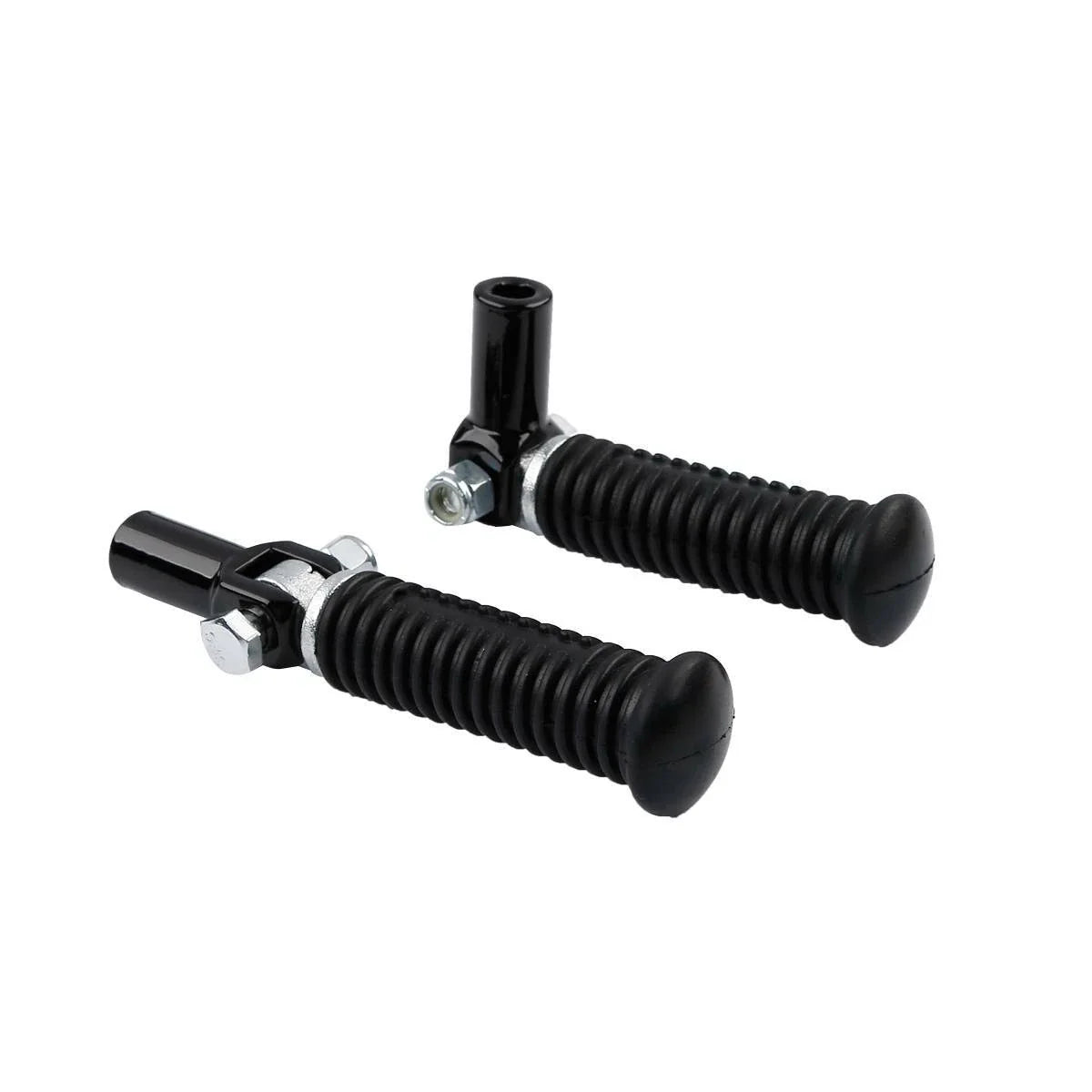 Black Passenger Footpeg Clevis Support Mount for Harley Softail (2000-2006)