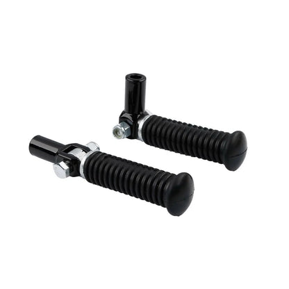 Black Passenger Footpeg Clevis Support Mount for Harley Softail (2000-2006)