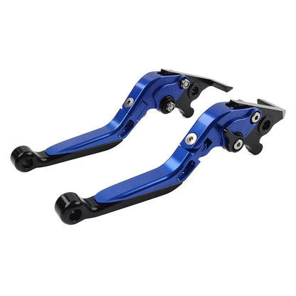 CNC Blue Extendable Brake Clutch Levers for Yamaha YZF R1 (2009-2014)