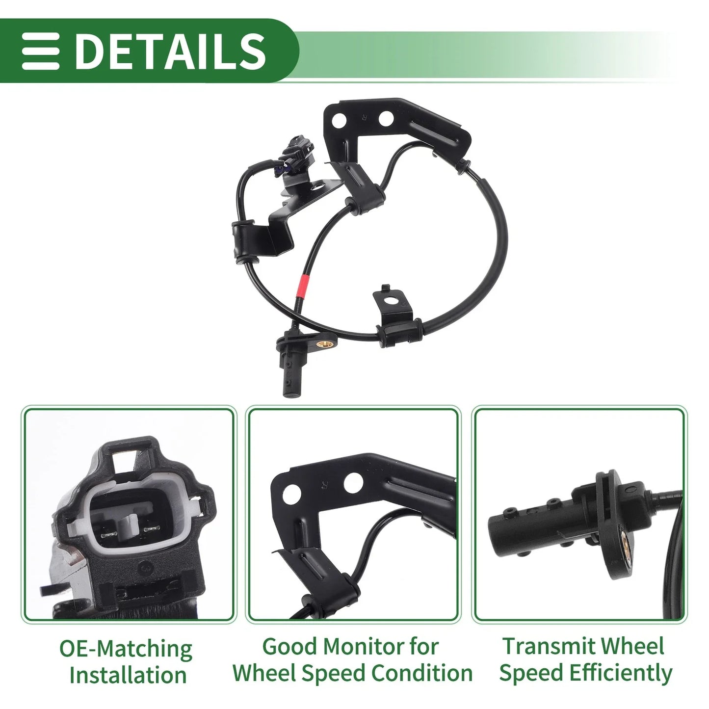 ABS Wheel Speed Sensor for Hyundai Santa Fe Right Rear (2001-2006)