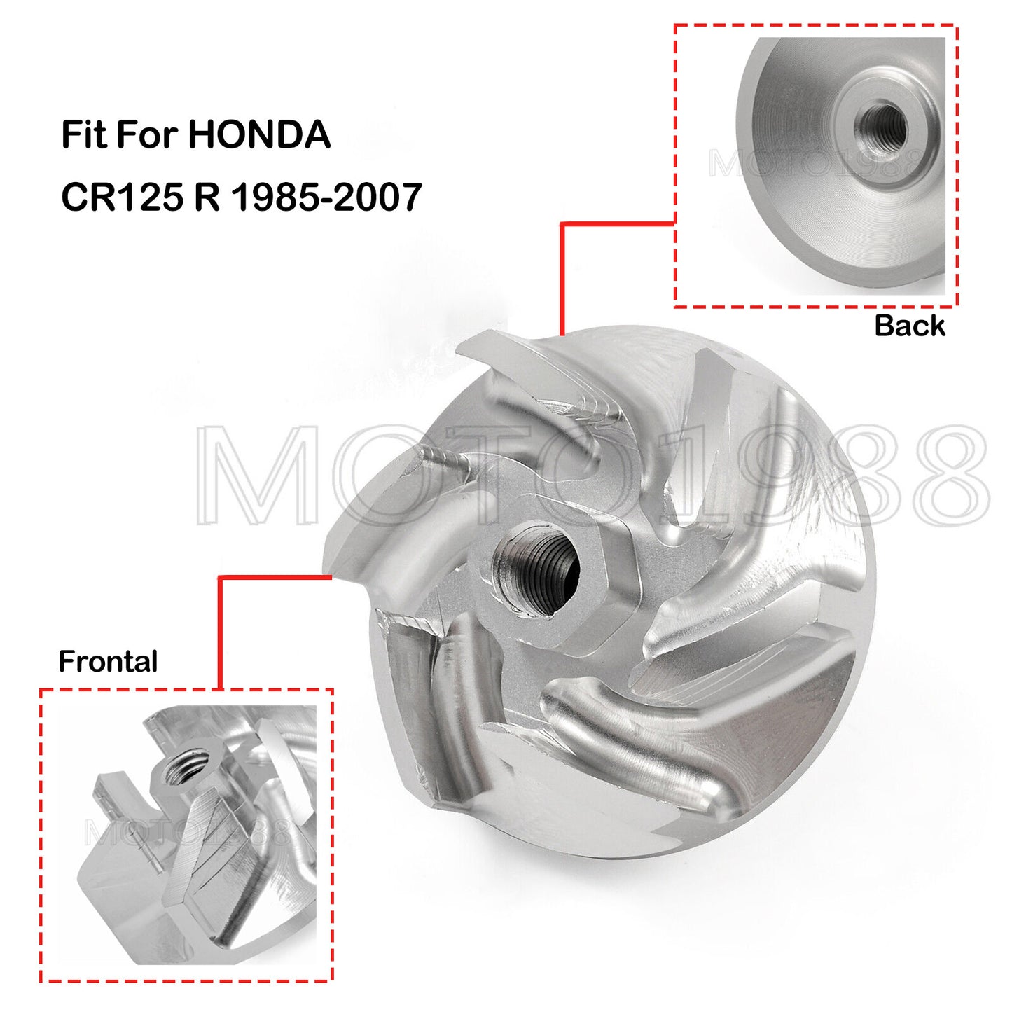 Water Pump Impeller for Honda CR125R (1985–2004)