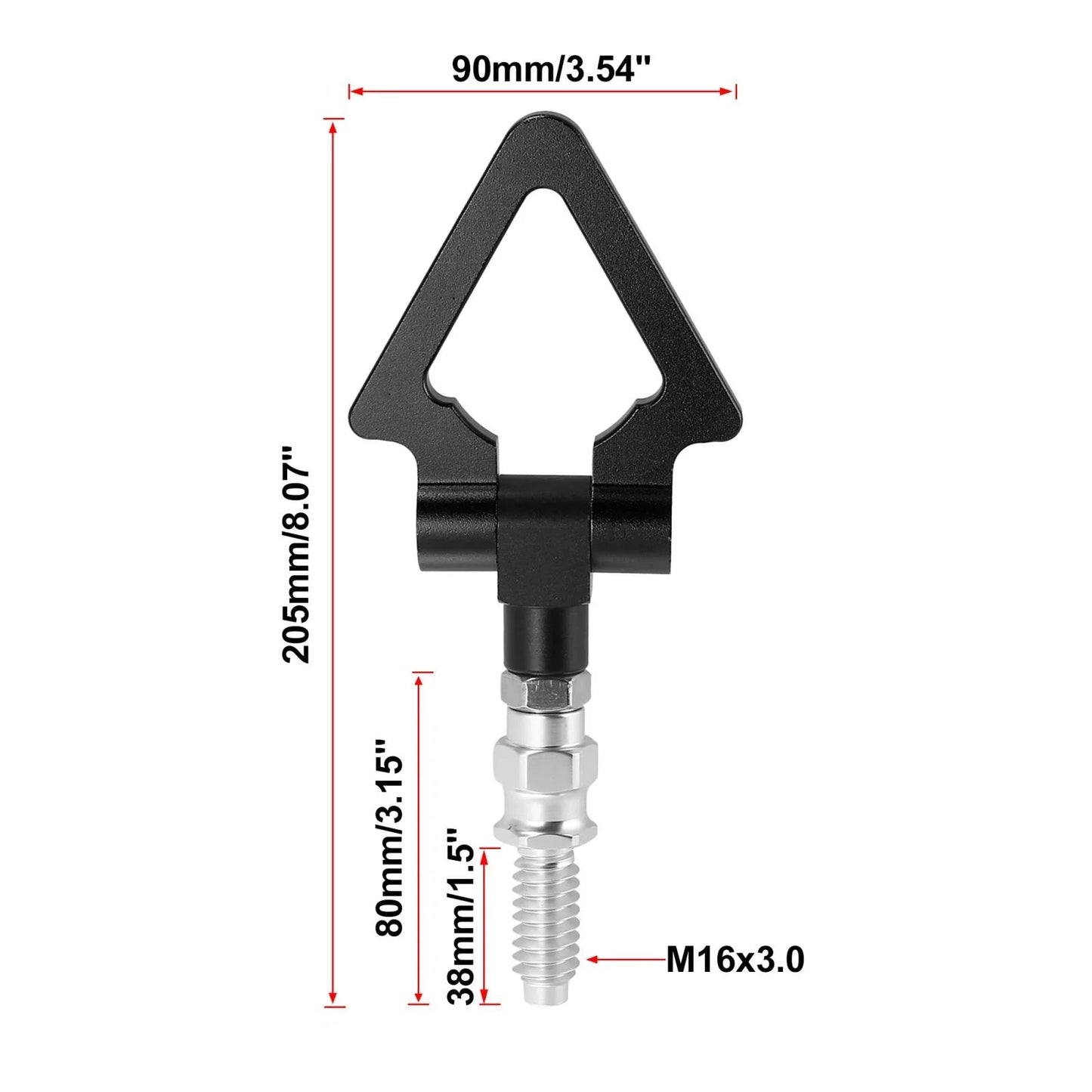 Tow Hook Triangle Ring for BMW 3 Series Z3 Z4 Black