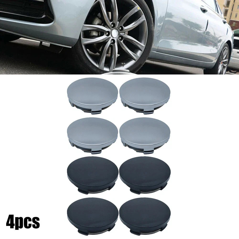 ABS Wheel Hub Covers 4pcs 60mm for Any Vehicle