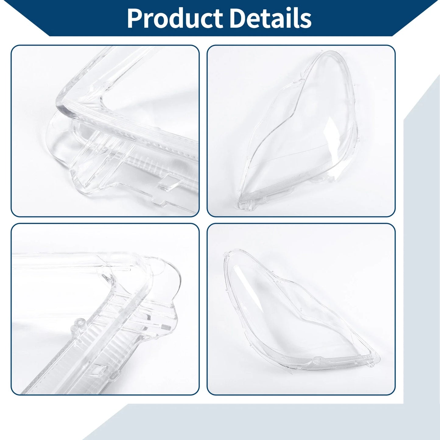 Front Left Headlight Lens Cover for Mercedes-Benz (2006-2011)