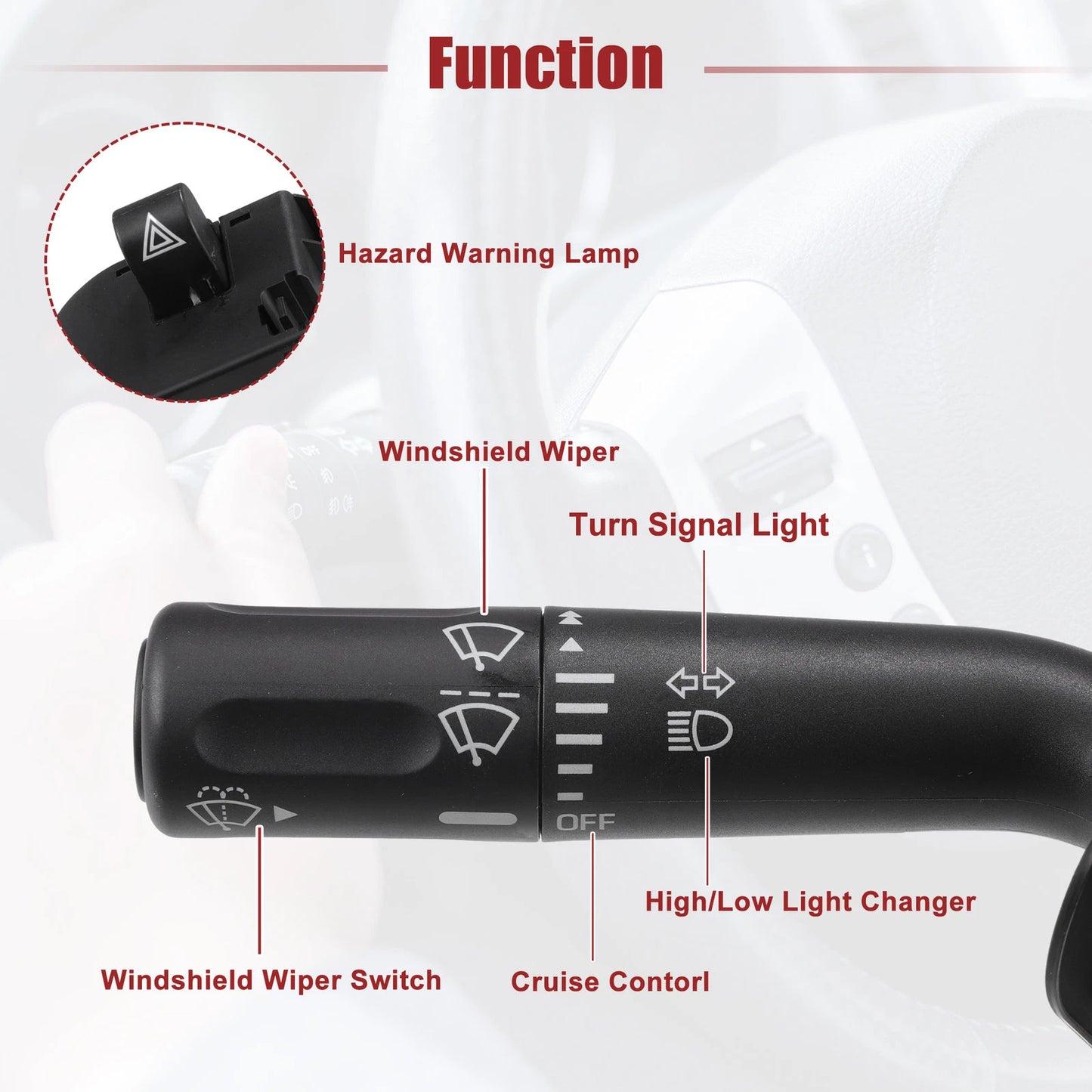 Turn Signal Switch for Ford F-150 (2005) No. 6L3Z13K359AA