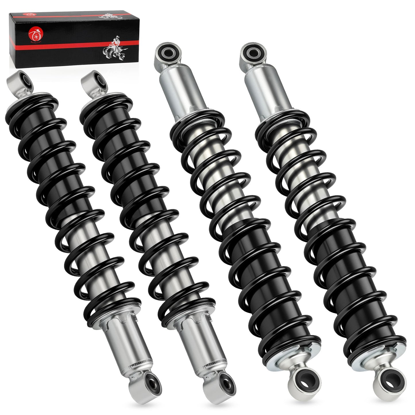 4X Heavy Duty Shock Absorbers for Honda Rubicon 500 TRX500 (2001–2014)