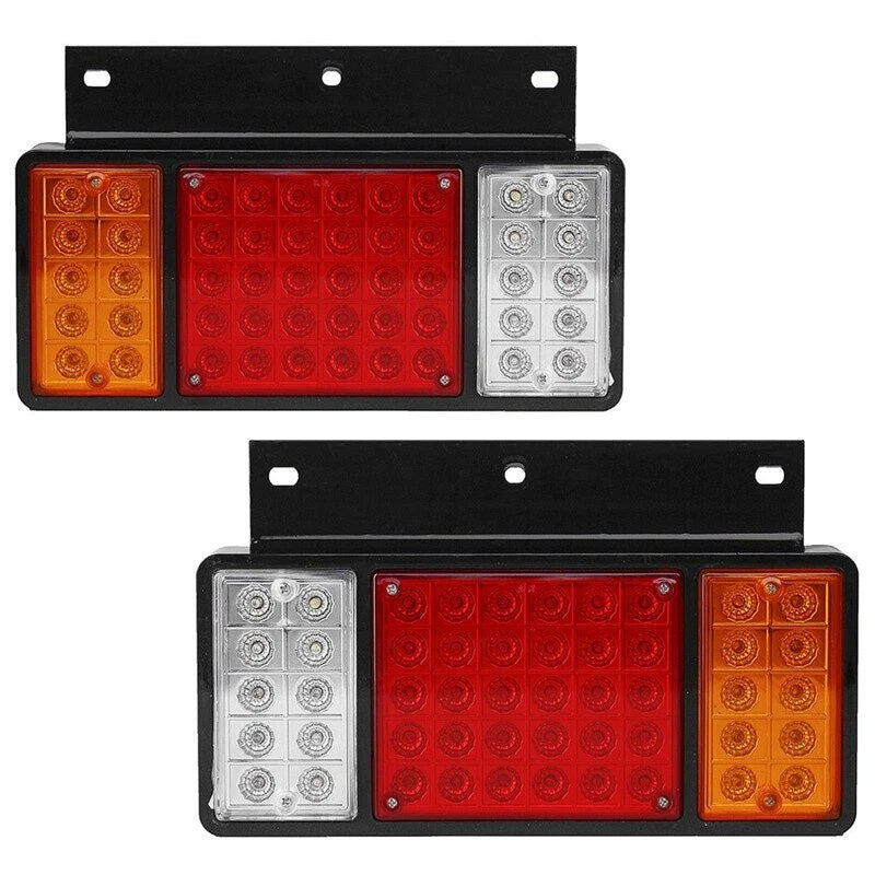 1 Pair 24V LED Rear Tail Lights for Isuzu Elf Truck (2000-2023)