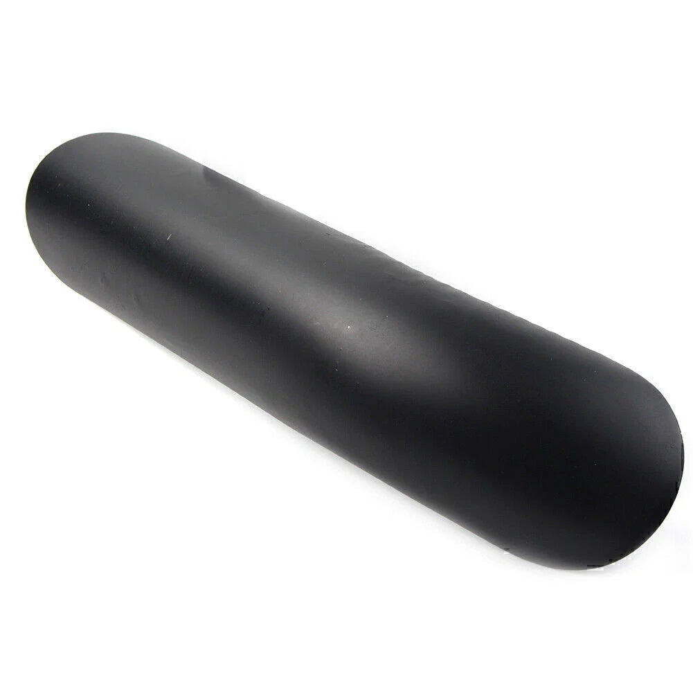 Curved Black Exhaust Muffler Pipe Heat Shield Cover for Harley