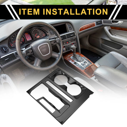 Gear Shift Panel Cover Trim for Ford F-150 (2021–2024) Carbon Fiber Pattern 1 Pc