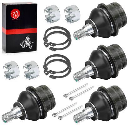 Set of 4 Upper and Lower Ball Joints for Suzuki KingQuad AXi 4x4 (2008–2023)
