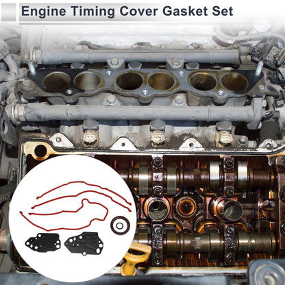 Set of 2 Engine Timing Cover Gasket Seal TCS46078 for Ford Lincoln 5.4L
