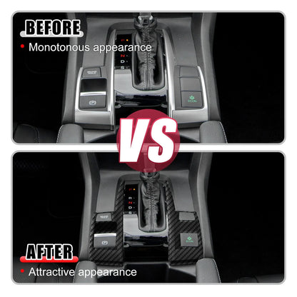Gear Boots Trims for Honda Civic 2016-2021 (2 x Stickers)
