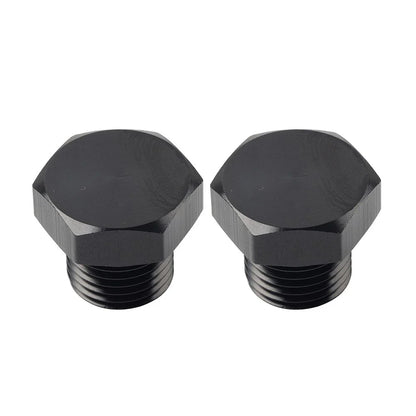 Aluminum 4AN Block Off Cap ORB Plug Male Fitting Adapters