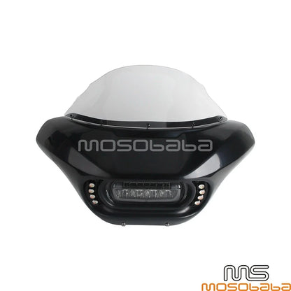 ABS Fairing Windshield w/Bracket & Turn Signal for Softail Street Bob (2018-2023)
