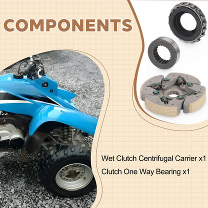 Wet Clutch Centrifugal Carrier & Bearing for Kawasaki Bayou 300 (1986–1987)