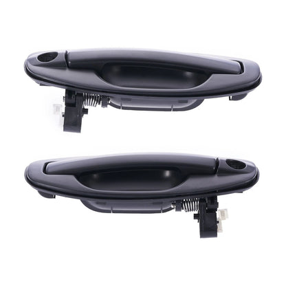 2X Outer Door Handles for Hyundai Santa Fe (2000–2005) - Black