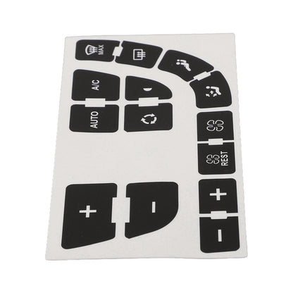 Stickers Set for Citroen C4 Grand Picasso Climate Buttons