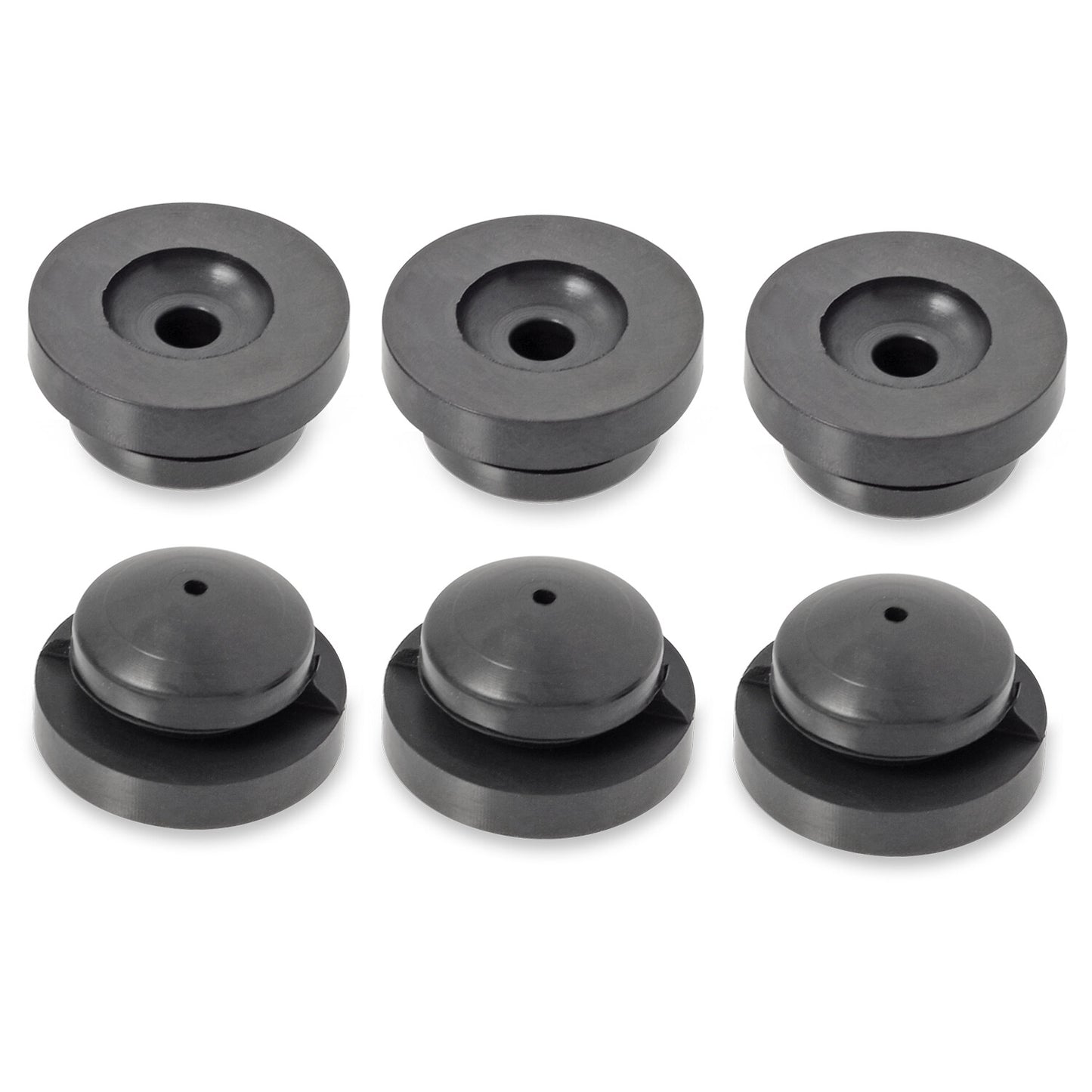 Set of 6 Front Fender Mounting Rubber Grommets for Honda TRX250R (1986–1989)