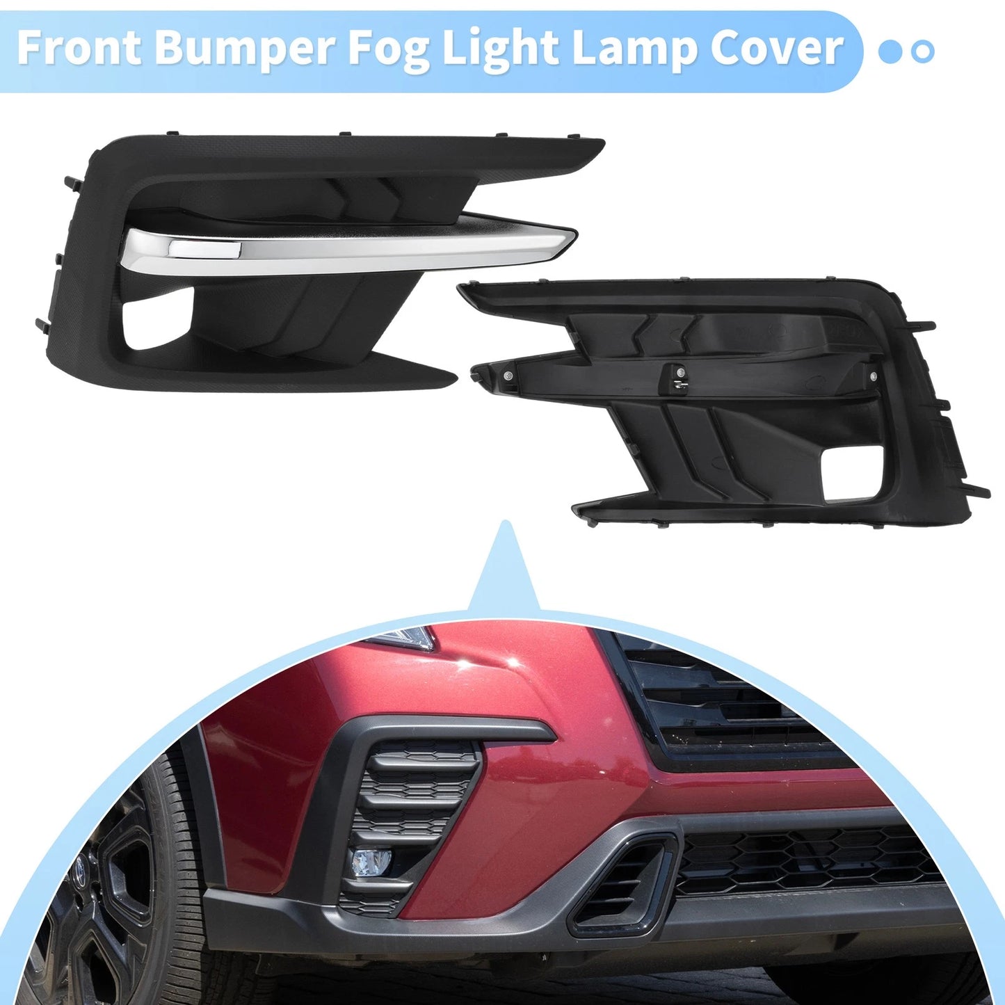 Right Side Front Bumper Fog Light Lamp Cover 57731XC02A for Subaru Ascent (2019–2021)