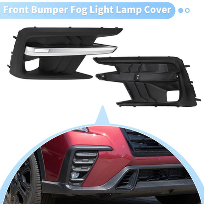 Right Side Front Bumper Fog Light Lamp Cover 57731XC02A for Subaru Ascent (2019–2021)