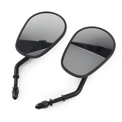 1 Pair Black Rear View Mirrors for Harley Road King (2000–2023)