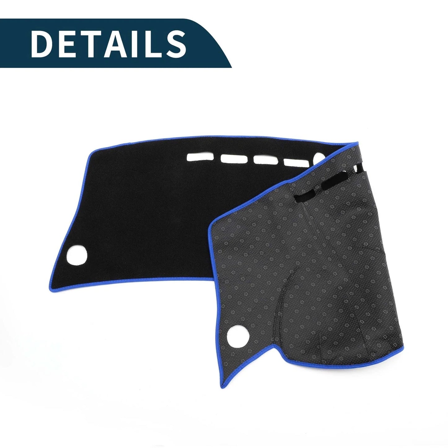 Dashboard Cover Mat for Honda City Grace 2008-2013 Sun Protector Pad Black Blue