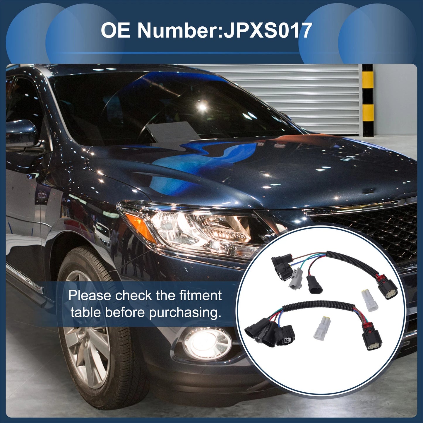 Headlight Wiring Harness Assembly for Toyota Tacoma (2016–2020)
