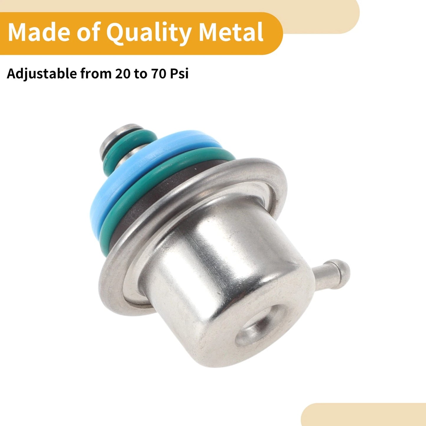 Fuel Pressure Regulator for Ford E-150 (2004) No.PR351 Metal 20-70 Psi