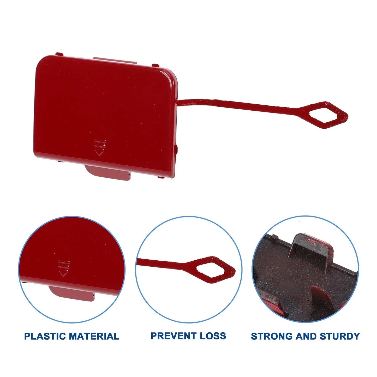 Front Car Bumper Tow Hook Cover for Mercedes-Benz C-Class W204 (2007-2014)