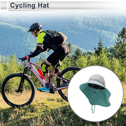 Cycling Hat for Breathable Sun Protection Light Gray 15.75"x11.02"