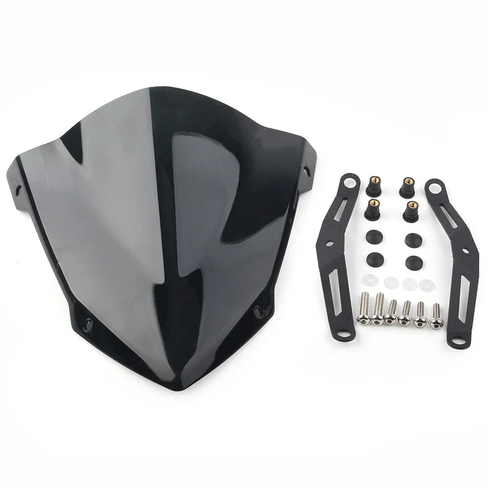 Windscreen w/Bracket for YAMAHA MT-25 MT-03 (2021-2022) Black