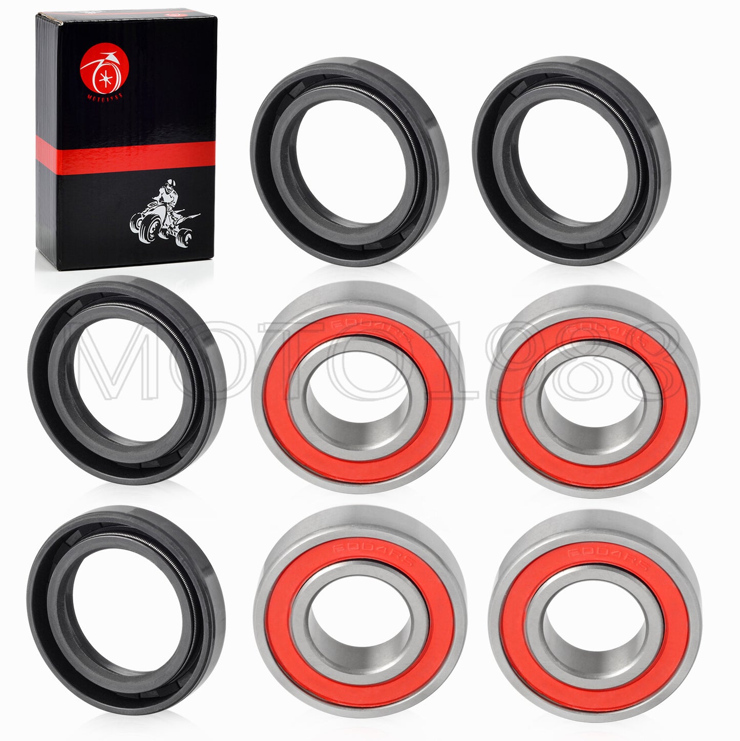 Front Wheel Bearings and Seals Kit for Honda FourTrax TRX200D (1990–1997)