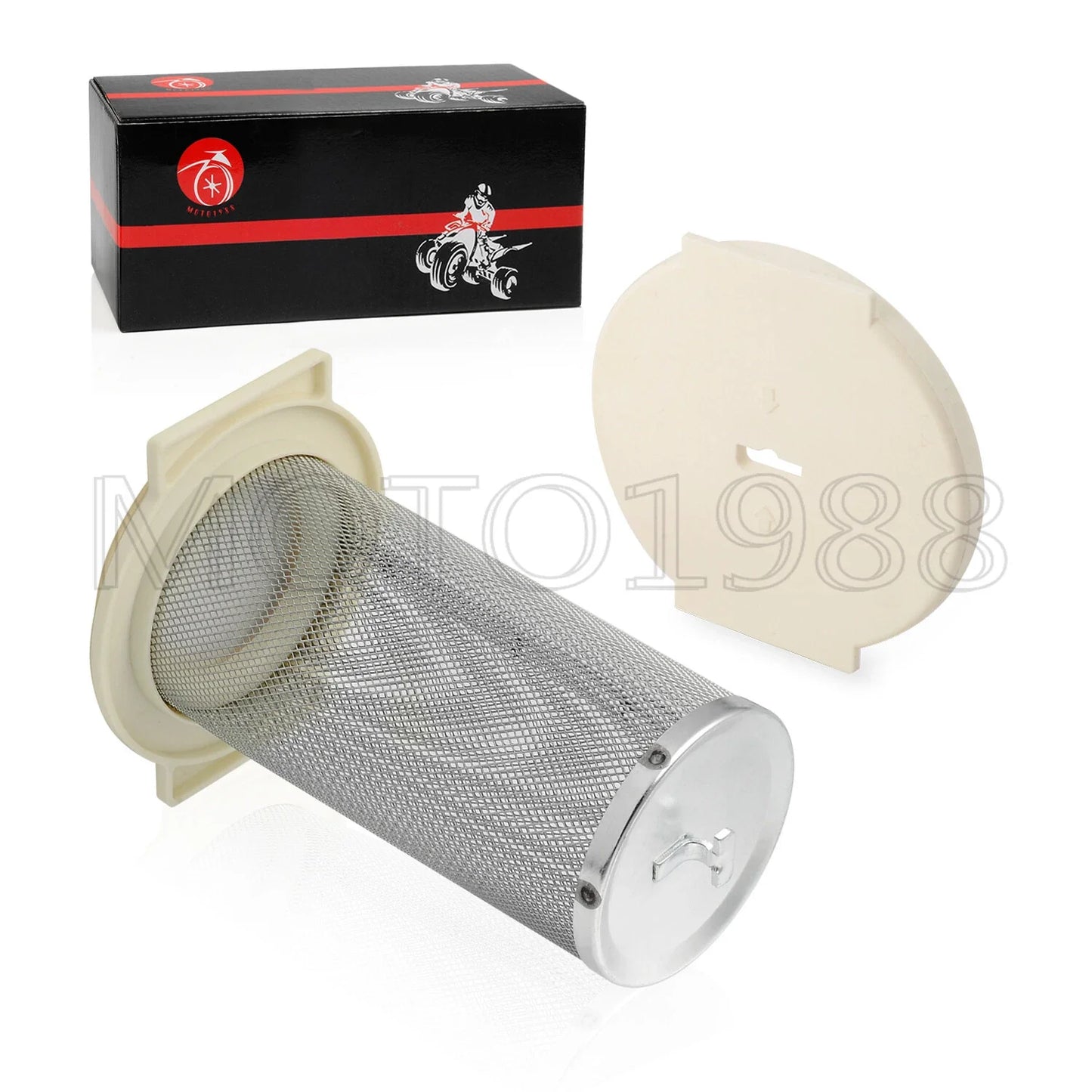 Air Filter Cage Guide & ENDCAP for Yamaha Big Bear 350 YFM350 FH/FW/U (1987–1999)
