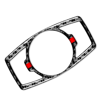 GPS Navigation Panel Cover Trim Carbon Fiber Red for Ford Fusion Mondeo (2013–2020)