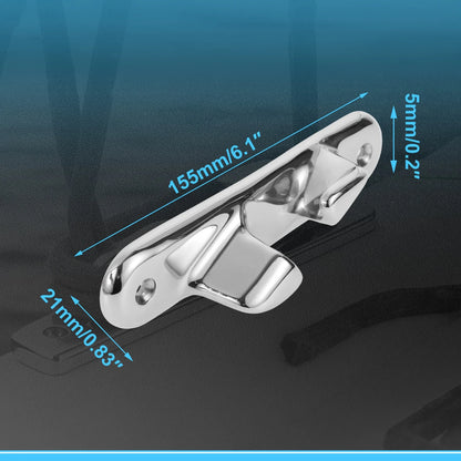 Boat Bow Chock Marine 316 Stainless Steel Cleats for Left Side (155 mm)