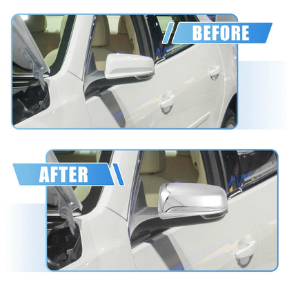 1 Pair Chrome Plated Top Half Mirror Cover for Chevrolet Malibu